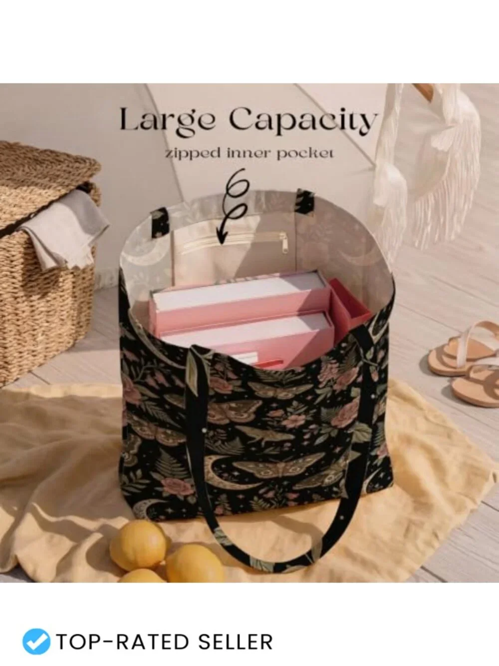 Aesthetic Tote Bag Funny Nature Lovers Gift Reusable Grocery Bags